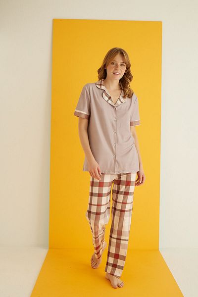 ELİTOL Marla Buttoned Pajama Set