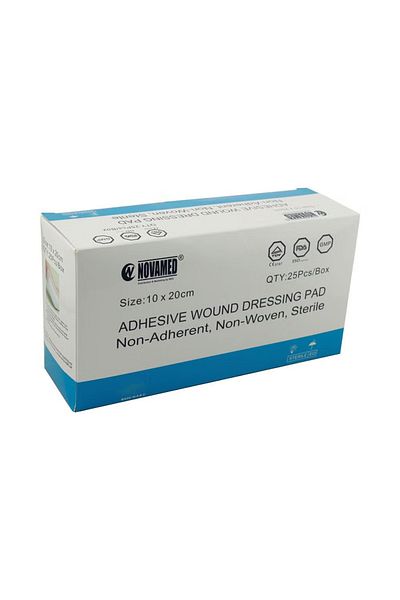 NOVAMED Self-Adhesive Wound Dressing Pad 10 x 20 cm (25 pieces)