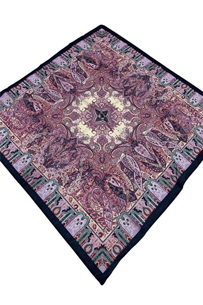 Baştacı BAŞTACI SOFT ETNİK 0229 LACİVERT EŞARP