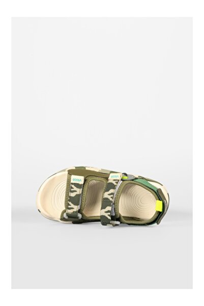 Vicco 332,P25Y,206 Tape Kids Sandals Khaki