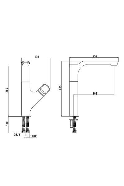 Eca Myra Sink Kitchen Sink Mixer Matte White102118063c4