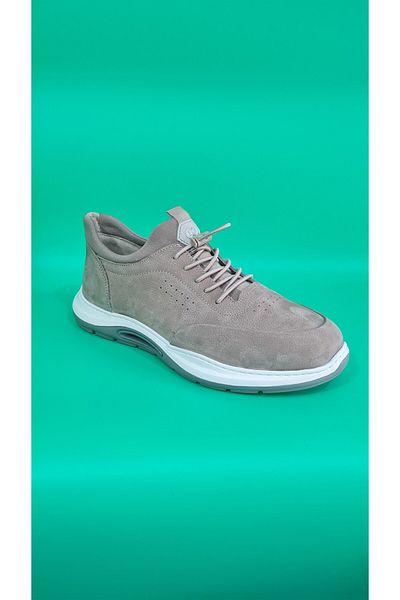 KOMCERO Rubber Tied Stretch O Bow System Fold Leather Model Men's Casual Shoes Y2844-8225