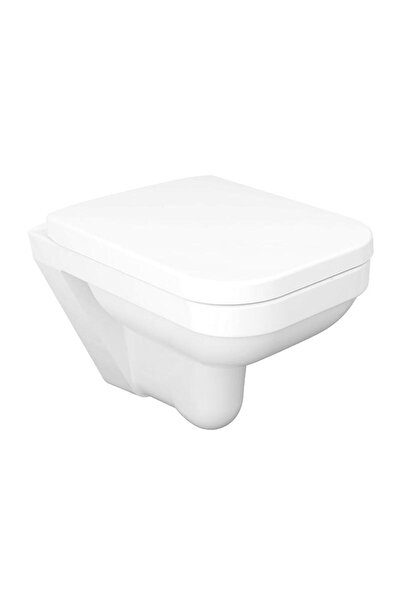 Eca Serel Star Kanalsız Asma Klozet + Serel Pelin Slim Yavaş Kapanan Klozet Kapağı (SA26ODS110H+15040012