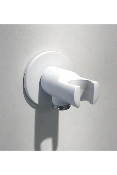Eca Built-In Hand Shower Outlet Elbow Matte White 102199523C4