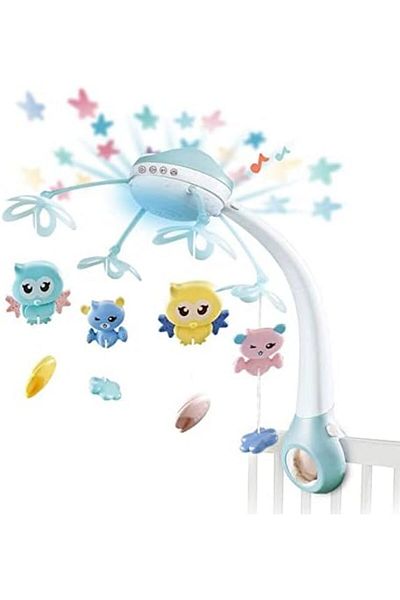 toystime Projection & night light bed bell - blue
