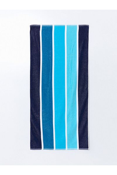 LC Waikiki Ανδρική πετσέτα θαλάσσης με ρίγες 70x150 cm