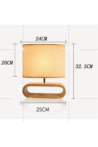Others Table Lamp Cloth Lampshade Table Lamp Living Room Bedroom Bedside Table Lamp Reading Lamp