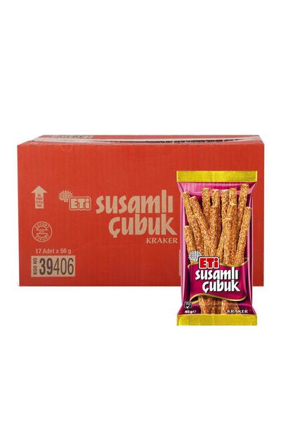 Eti Çubuk Kraker Susamlı 56 g x 17 Adet