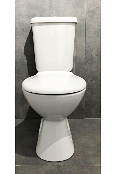 Creavit Pitta Alttan Çıkışlı Klozet Seti (4 Parça)Basic PP Kapak