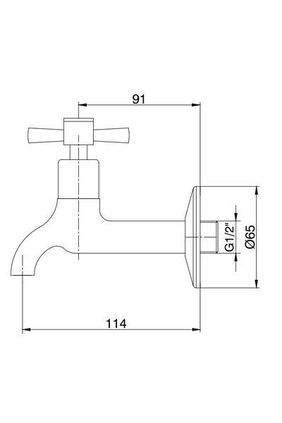 Eca Quadrille Long Faucet 102109438