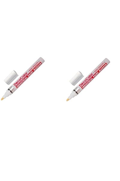 Marvy White 4.5 Mm Tip Paint Decor Marker - 2 Pieces
