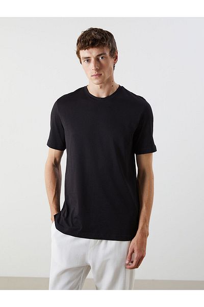 LC Waikiki Tricou bărbătesc din bumbac pieptănat cu gât crew