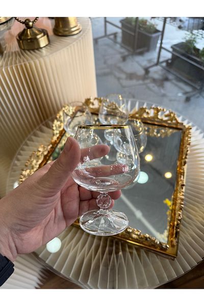 Santara Avangarde Bohemia Crystal 250 Cc Crystal Coffee Glass