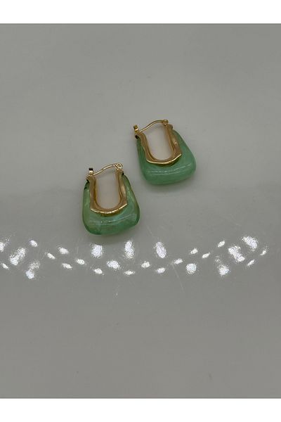 CT STONES Bag model steel earrings