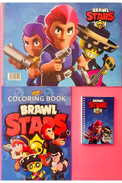 Deniz Oyuncak BRAWL STARS 25*35 RESİM DEFTERİ-ÖDEV DEFTERİ-BOYAMA KİTABI