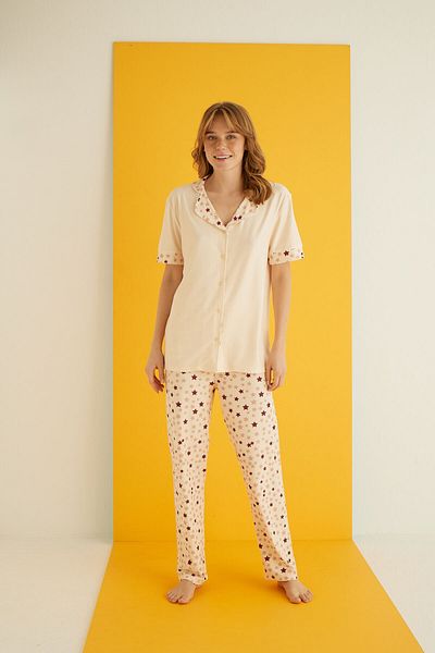 ELİTOL Marla Buttoned Pajama Set