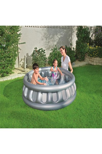 BESTWAY Large Inflatable Silver Pool 152X43 cm -26-51080