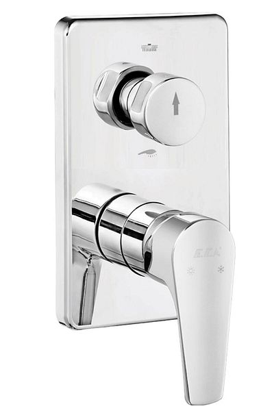 Eca Niobe Built-in Shower Bath Faucet Surface Mounted 2 Way102167213-kde