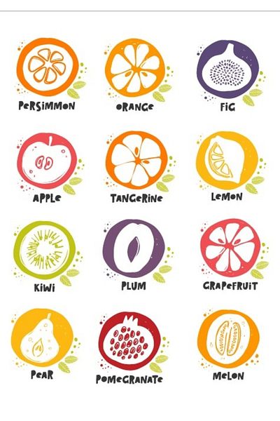Reysa Tasarım Fruits Sticker Set