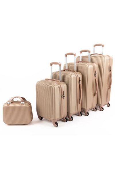 LİMRA Modern Design 5-Piece 4-Wheel Luggage Set