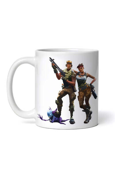 OEM Cană albă personalizată, Fortnite Battle Royale Champs, INOVATIX®. 330 ml