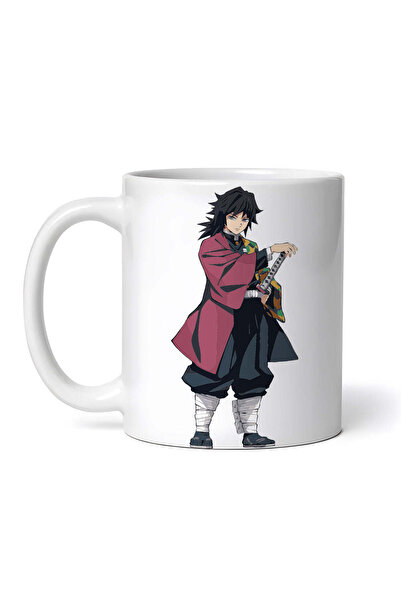 OEM Cana albă personalizată, Giyu Tomioka Demon Slayer, INOVATIX®. 330 ml