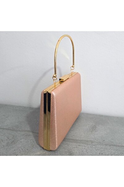 FashionForYou Geanta de ocazie, SYLVI, tip clutch, cu lant detasabil auriu si...