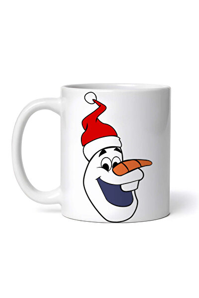 OEM Cană albă personalizată, Frozen Olaf Crăciun, INOVATIX®. 330 ml