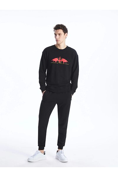 LC Waikiki XSIDE Μαύρο Slim Fit Ανδρικό Jogger Sweatpants