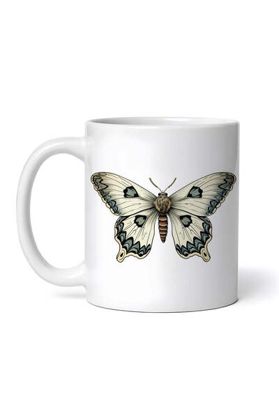 INOVATIX Personalized white mug, Marcelus Butterfly, INOVATIX®. 330ml
