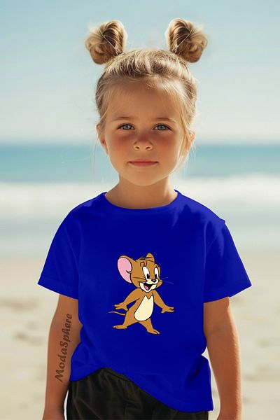 ModaSphere Printed Crew Neck Short Sleeve Children's T-Shirt