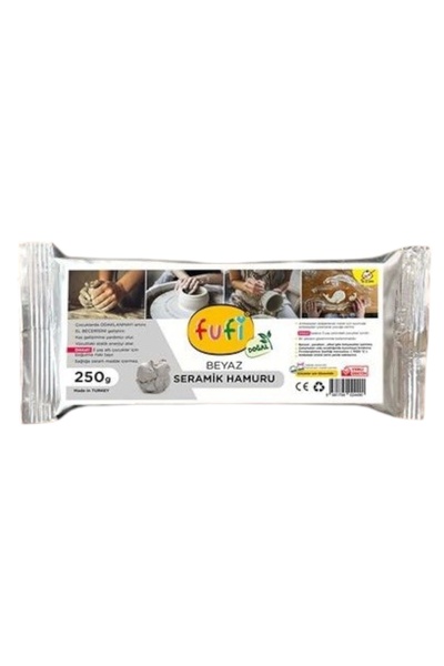 Fufi Fufi̇ ceramic paste (clay) 250 gr white
