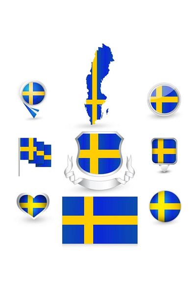 Reysa Tasarım Sweden Sticker Set