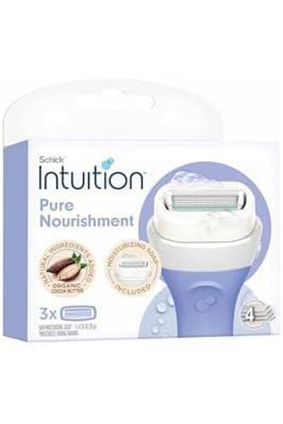Schick Intuition Renewing Moisture Pure Nourishment Razors for Women - 9 Pieces