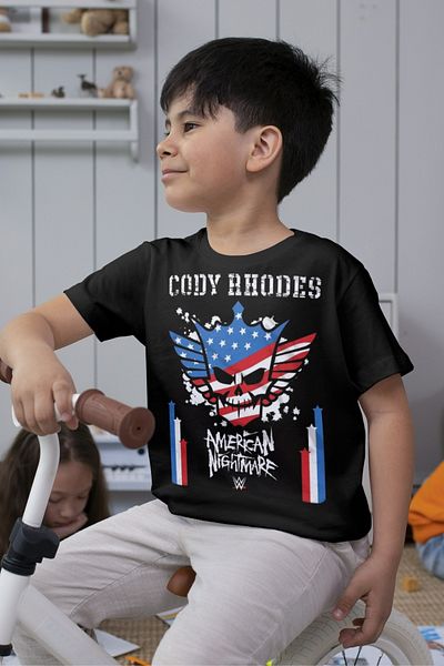 Texclusive Cody Rhodes Tshirt American Nightmare T-Shirt Black Wwe T-Shirt