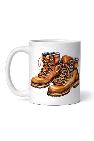 OEM Εξατομικευμένη λευκή κούπα, χειμερινές μπότες, INOVATIX®. 330ml