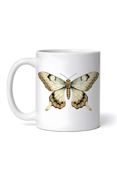 INOVATIX Personalized White Mug, Butterfly Abeus, Inovatix®. 330ml