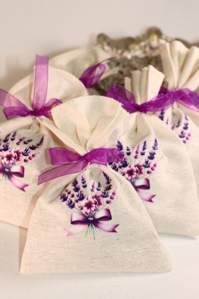 FRİG LAVANTA TASARIM HEDİYELİK Kokulu Lavanta Bez Kese 5 Adetli