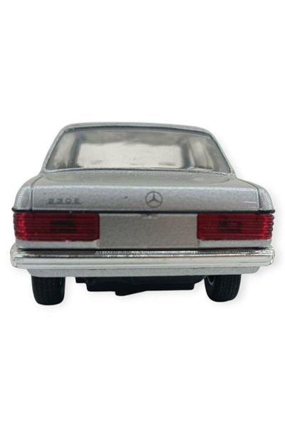 WELLY Pull Drop Car 1:32 Mercedes Benz W123 - 43686 - Gray