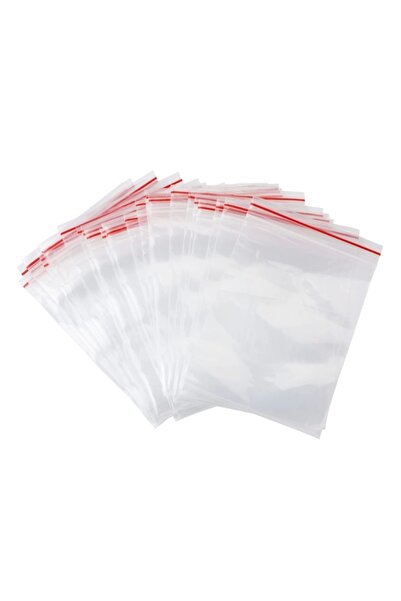 YOK YOK AMBALAJ Kilitli Koruyucu Buzdolabı Poşeti Naylon Torba 17x23cm 50 Adet 1 Paket