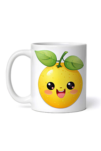 OEM Cană albă personalizată, fructul pasiunii râzând, INOVATIX®. 330ml