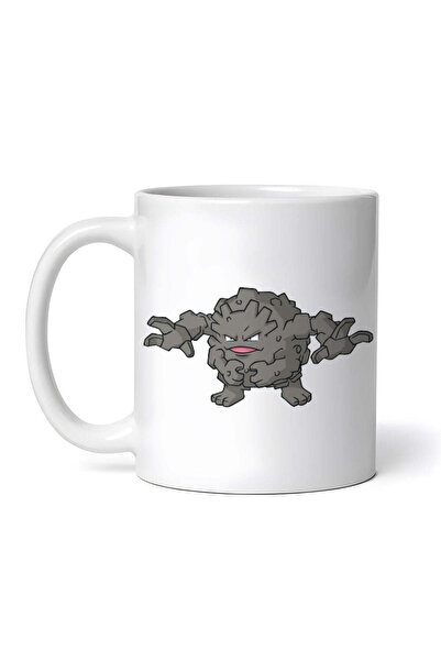 OEM Εξατομικευμένη Λευκή Κούπα, Pokemon Graveler, Inovatix®. 330 ml