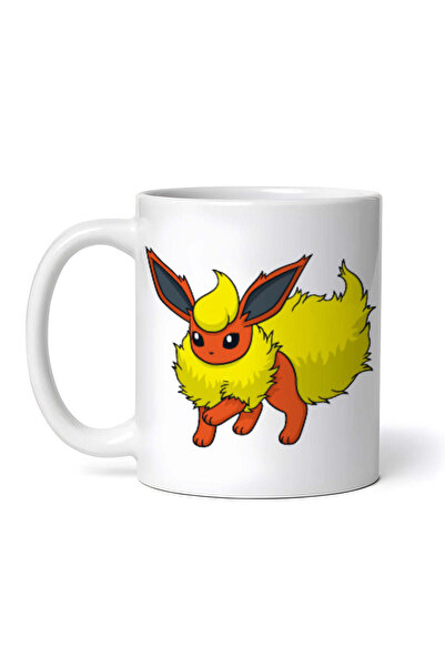 OEM Cană albă personalizată, Pokemon Flareon, INOVATIX®. 330 ml