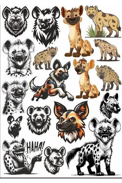 Reysa Tasarım Jackal Sticker Set