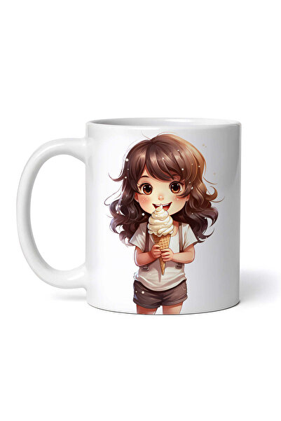 OEM Cană albă personalizată, Fettita cu înghețată, INOVATIX®. 330ml