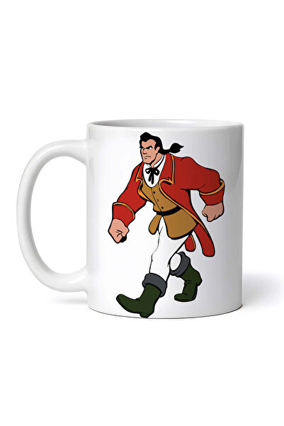 OEM Εξατομικευμένη Λευκή Κούπα, Η Πεντάμορφη και το Τέρας Gaston, Inovatix®. ...