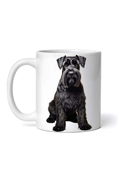 OEM Cană albă personalizată, Schnauzer Uriaș, INOVATIX®. 330 ml