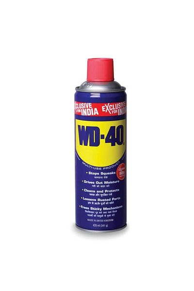WD-40 Multipurpose Spray, Rust Remover, Cleans Bike Chains, Hinge Lubricant, Loosens Jammed Parts