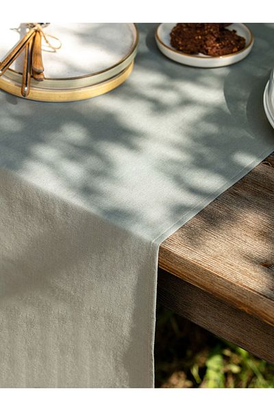 LC Waikiki Lcw Home Khaki Plain Cotton Runner 45X150 cm