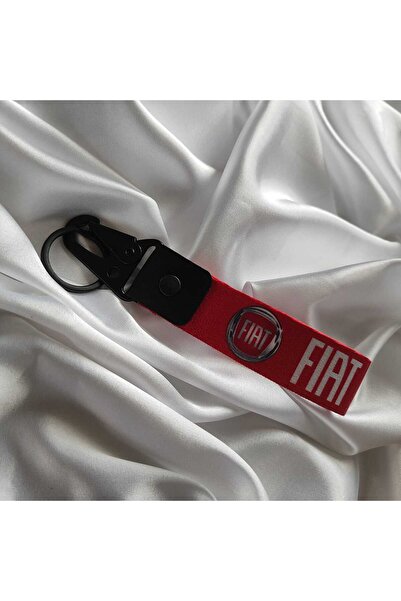 CEBECİOTO ACCESORIUL AUTO DE CALITATE FIAT RED BEZEL KEYCHAIN, LUNGIME 15 CM